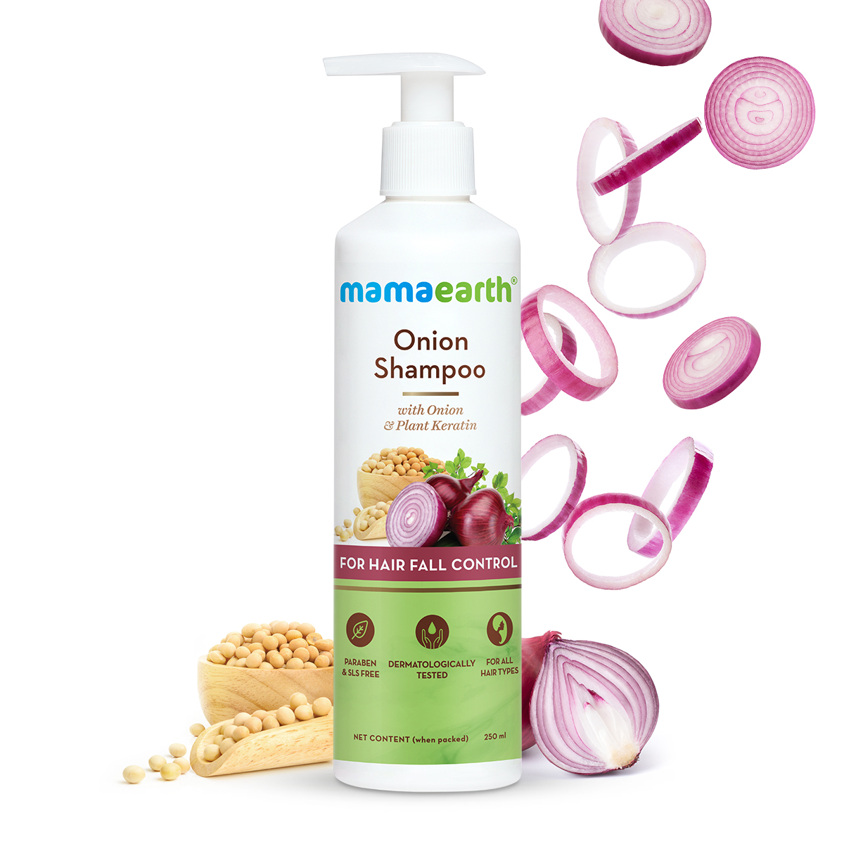 Mamaearth Onion Shampoo for Hair Growth and Hair Fall ...