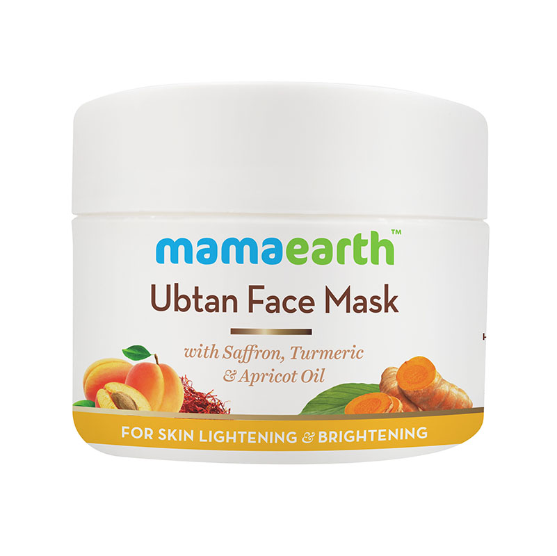 Mamaearth Ubtan Face Mask for Brightens Skin and Removes Tan - 100 g