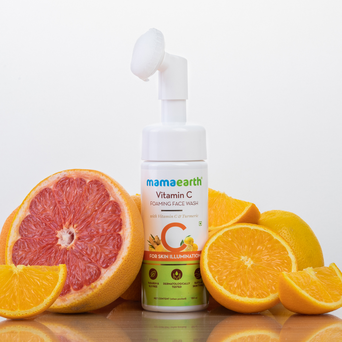 Mamaearth Vitamin C Foaming Face Wash for Skin Illumination – 150 ml